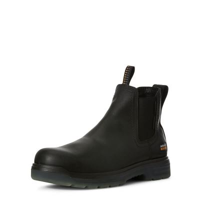 Ariat Work: Turbo Chelsea Waterproof Carbon Toe Zapatos de Seguridad Hombre - Negras (VCMPI0583)